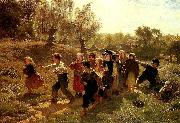 august malmstrom sista paret ut oil painting artist